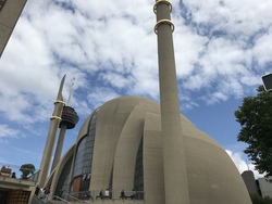 Die DITIB- Zentralmoschee in K?ln- Ehrenfeld