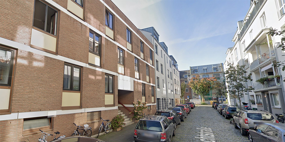 Ansicht des Hauses von der Rupprechtstraße