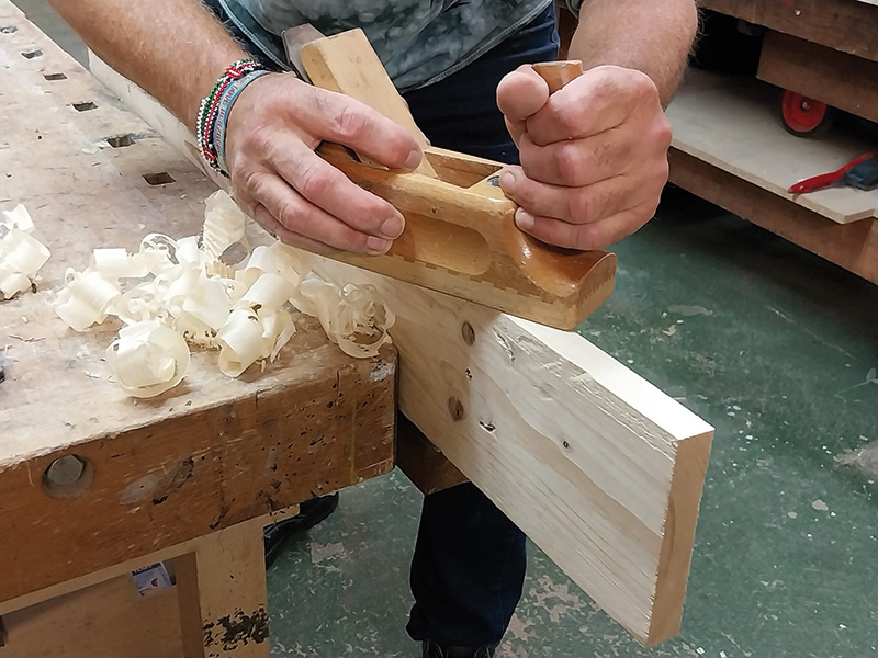Hobel in der Werkstatt
