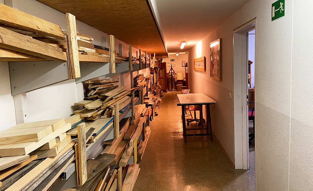 Ansicht Holzwerkstatt